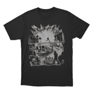 City Scene Collage Unisex T Shirt Black