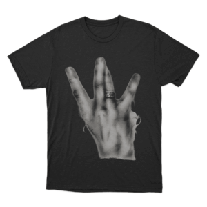 Three Finger Hand Gesture Unisex T Shirt Black