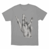 Three Finger Hand Gesture Unisex T Shirt Grey